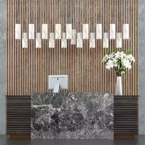 Reception 1 modern desk