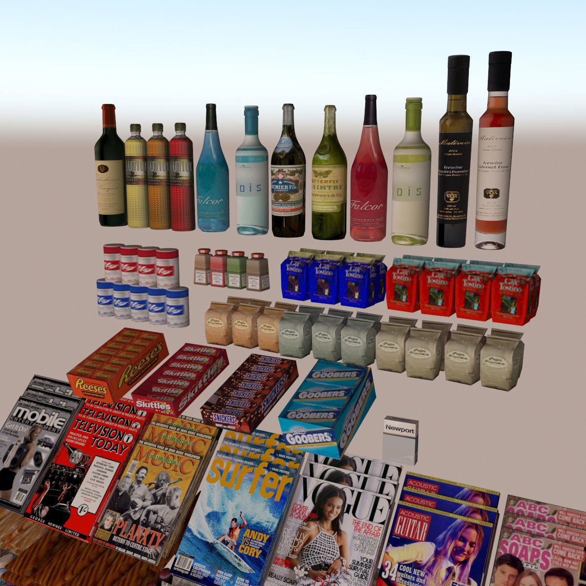 General Merchandise Collection - Small 3D model_3