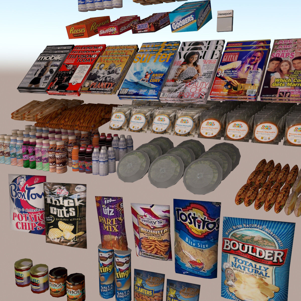 General Merchandise Collection - Small 3D model_2