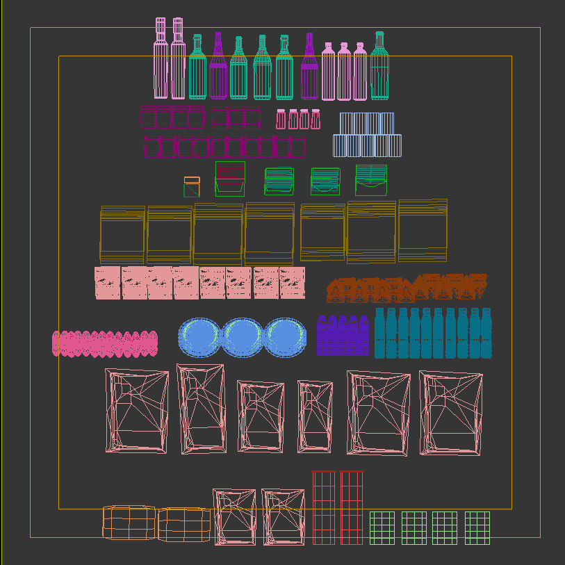 General Merchandise Collection - Small 3D model_7