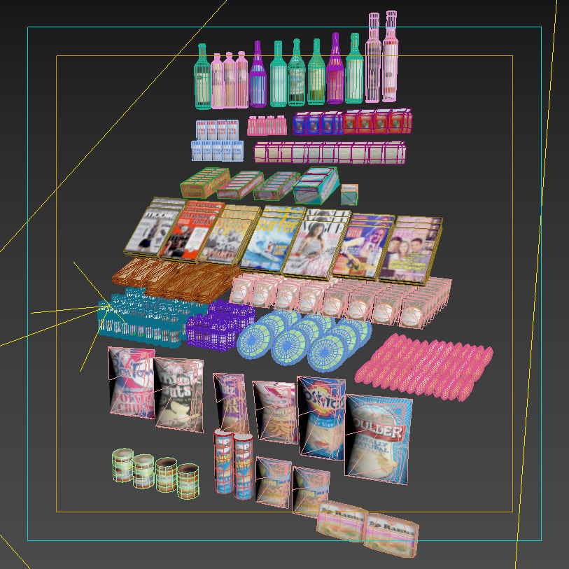 General Merchandise Collection - Small 3D model_4