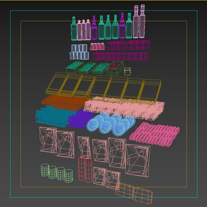 General Merchandise Collection - Small 3D model_5