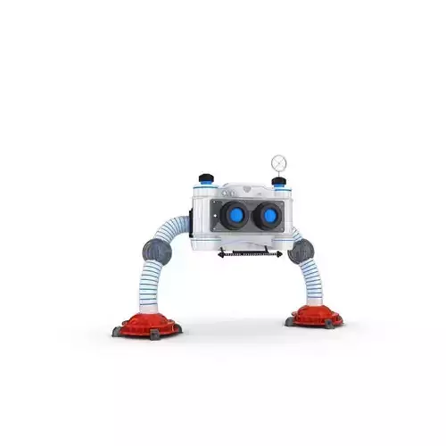 Funny Robot Character 3D model Funny Robot Character 3D model