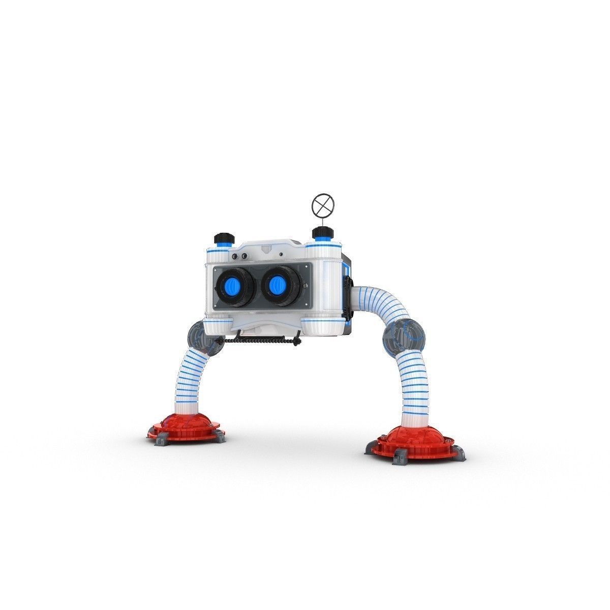 Funny Robot Character 3D model_1