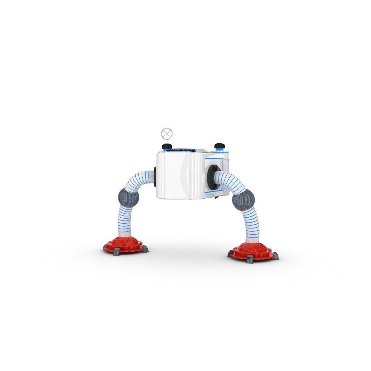 Funny Robot Character 3D model_3