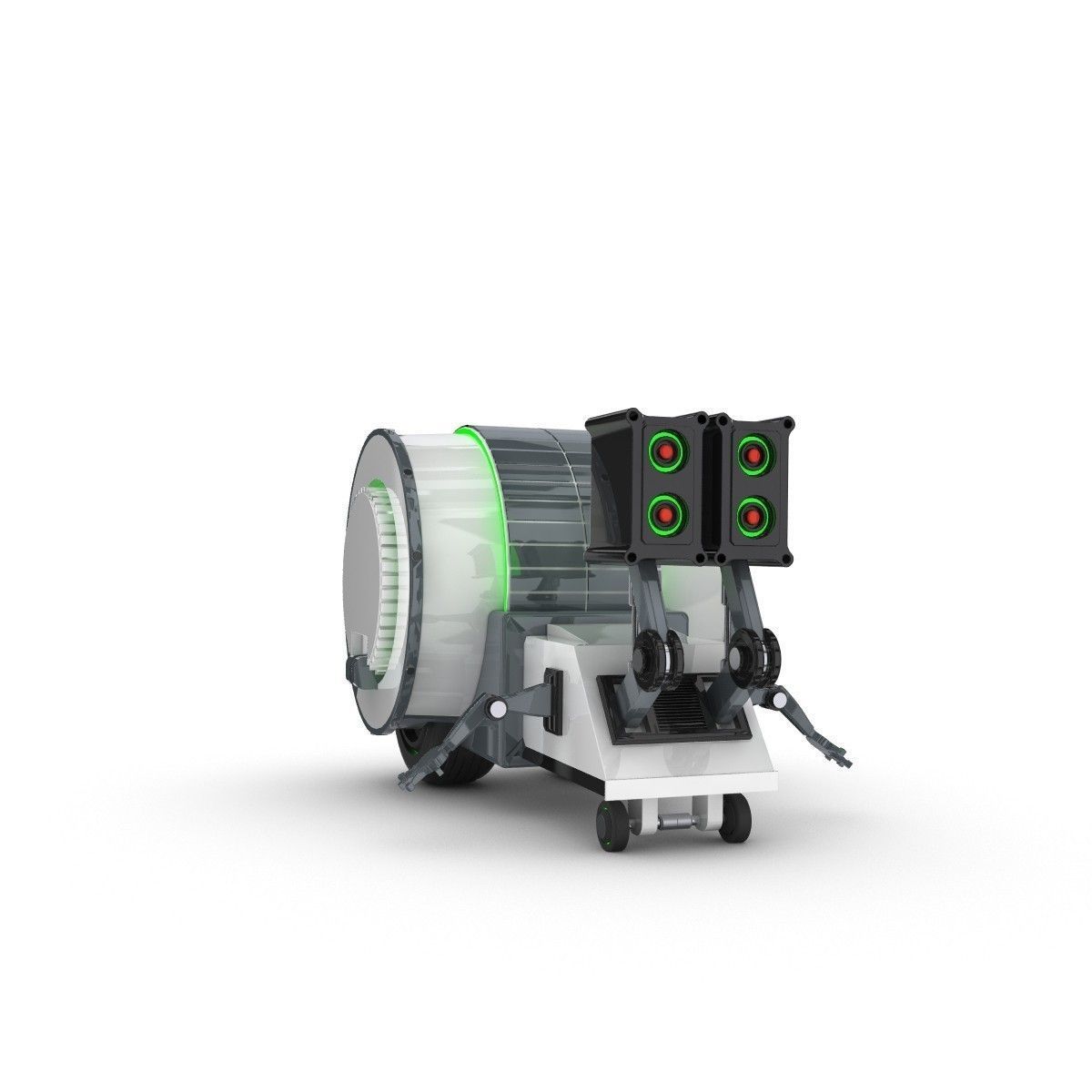 Funny Robot Character 3D model_3