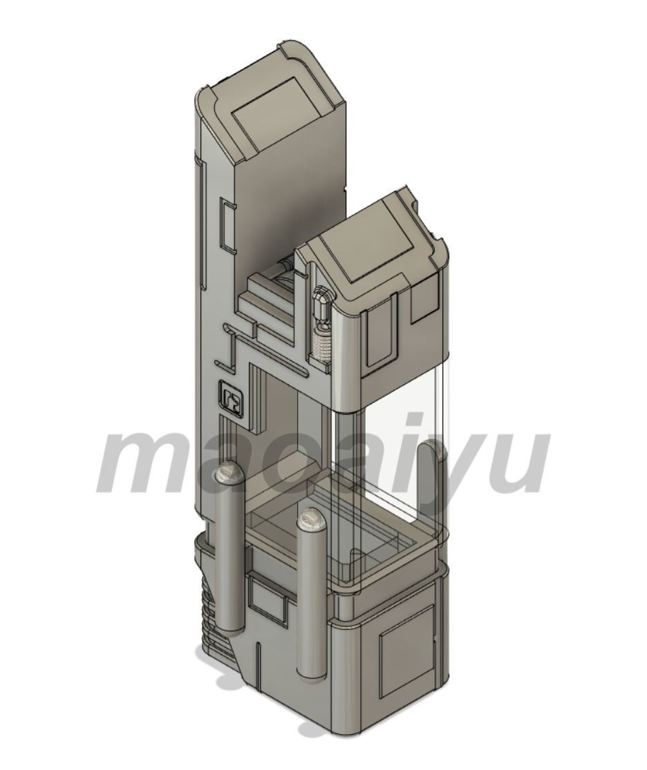 Terminator T-800 nuclear fuel cell 3D print model_3
