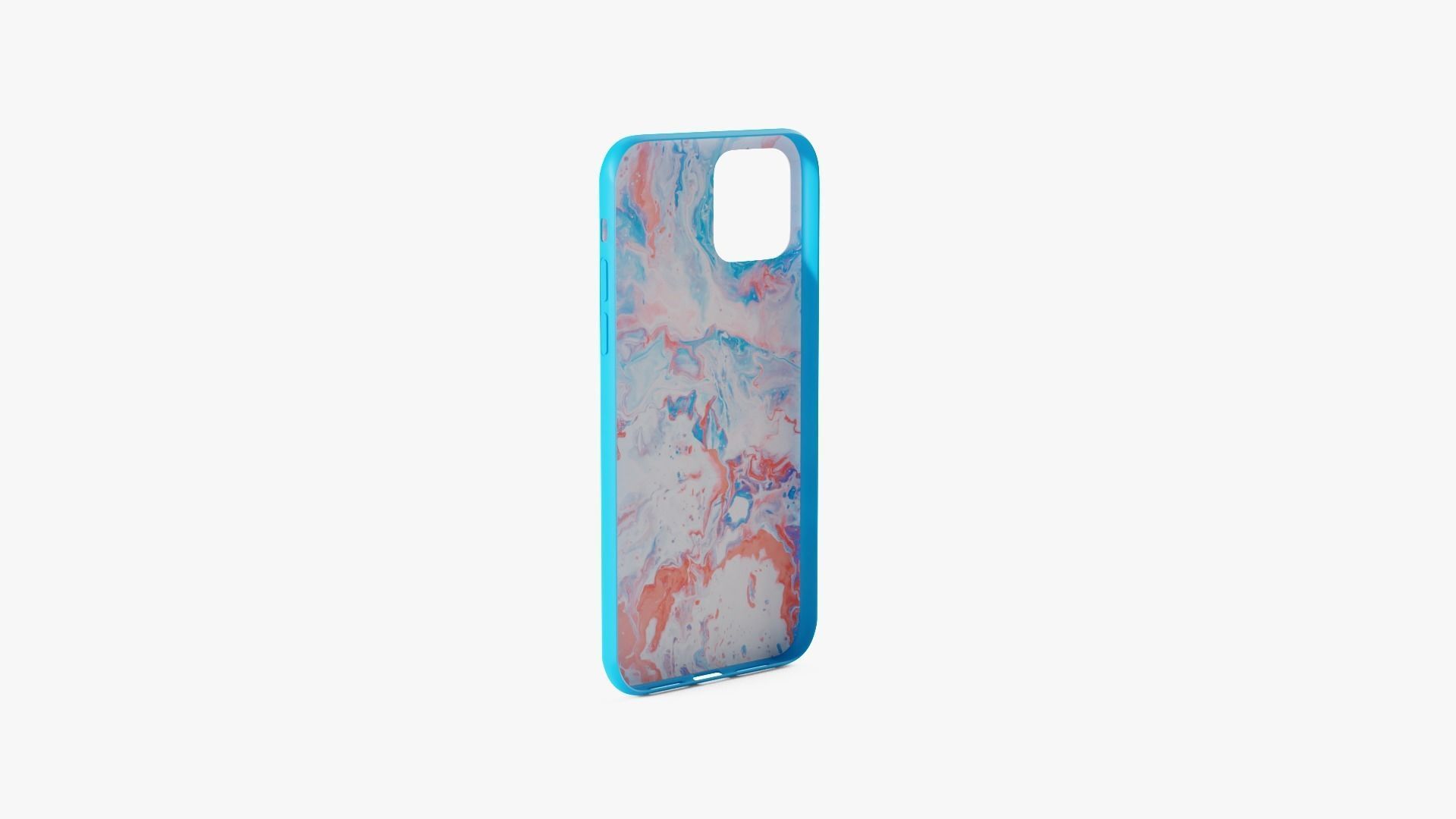 iPhone 11 case 10 Low-poly 3D model_11