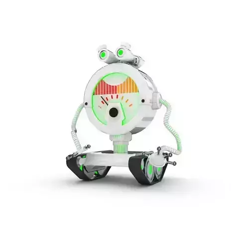 Funny Robot Character