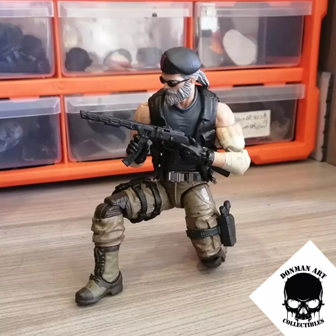 Machine Gun FOR 6 inch ACTION FIGURES 3D print model