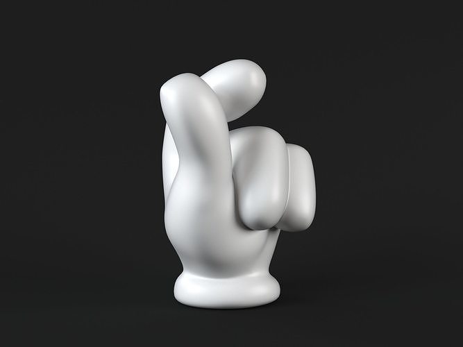 Mickey Hand Money 3D print model