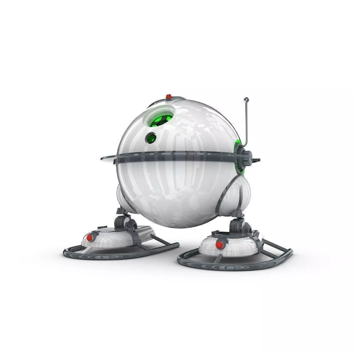 Funny Robot Character 3D model_0