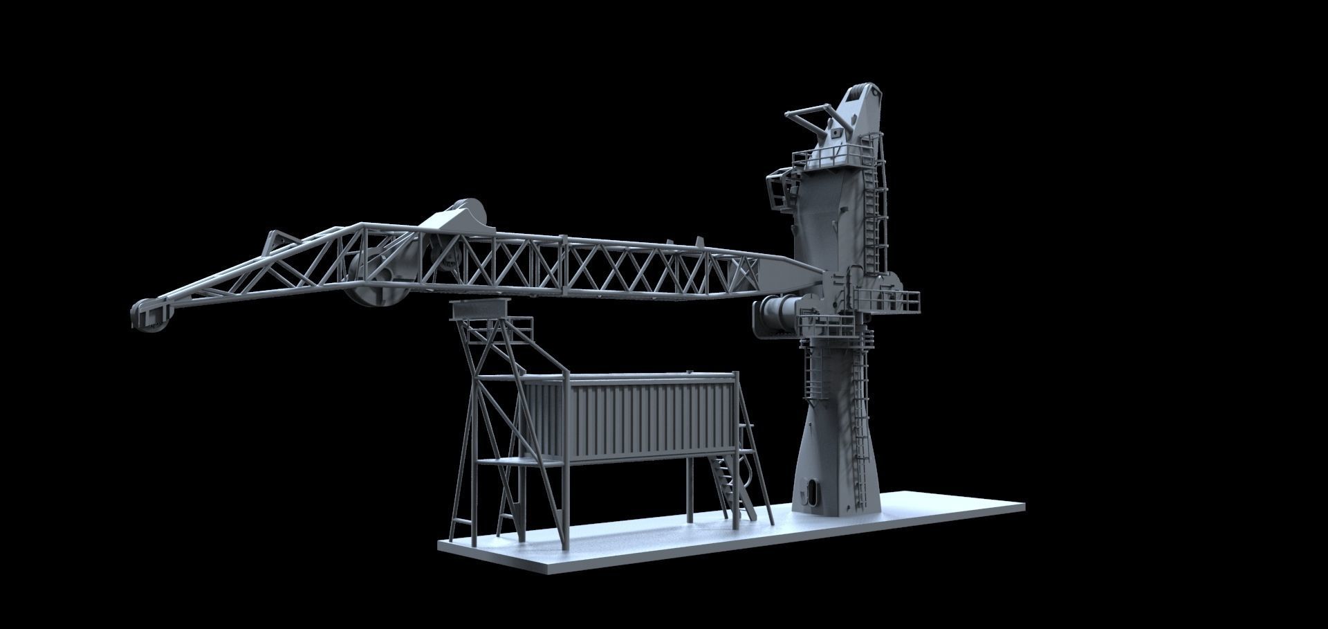 Crane B for converting the Seabex One to a  Kreuz Installer 3D print model_1