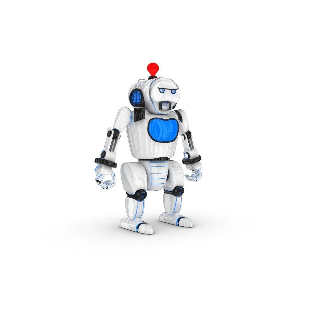 Funny Robot Character 3D model_3