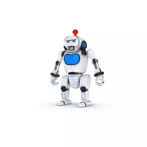 Funny Robot Character 3D model Funny Robot Character 3D model