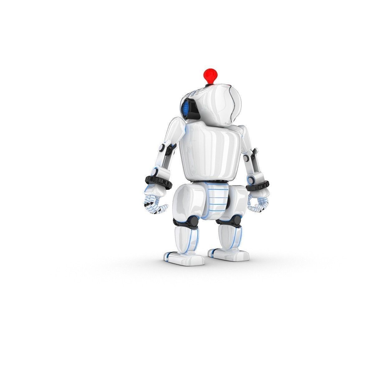 Funny Robot Character 3D model_1