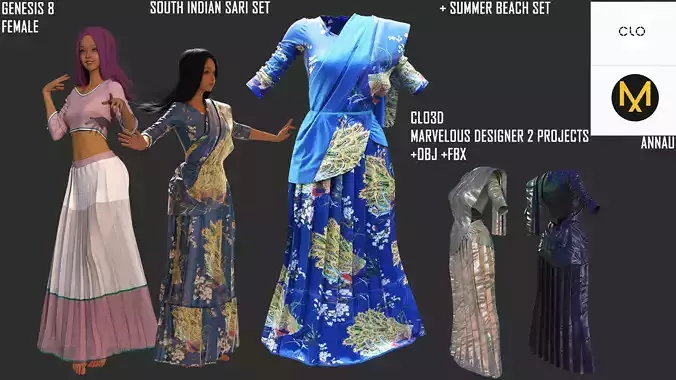 Sari summer set