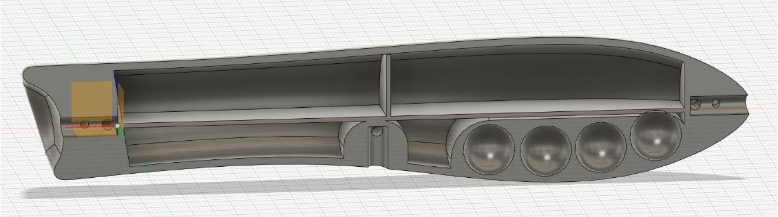 Topwater popper plug fishing lure Free 3D print model_4