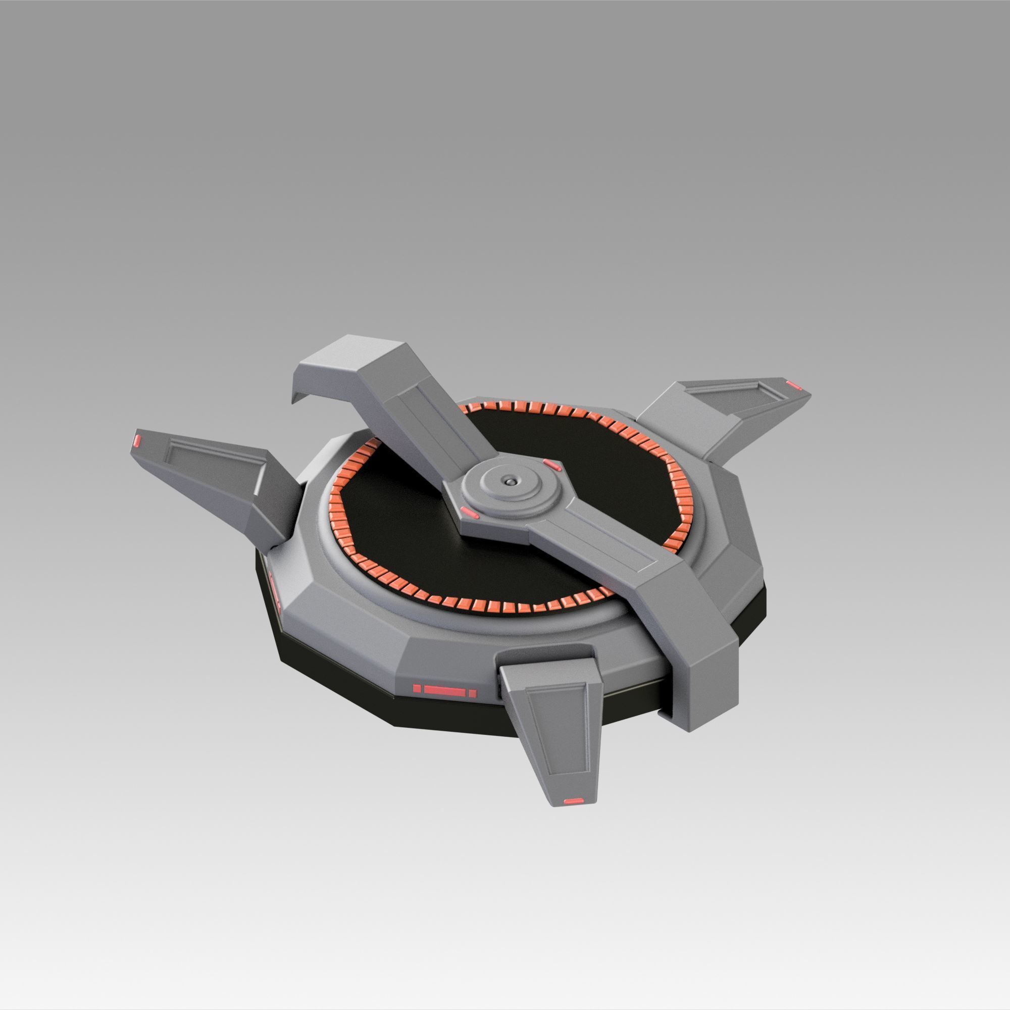 Apex Legends Wattson Static Defender fence base cosplay prop 3D print model_7