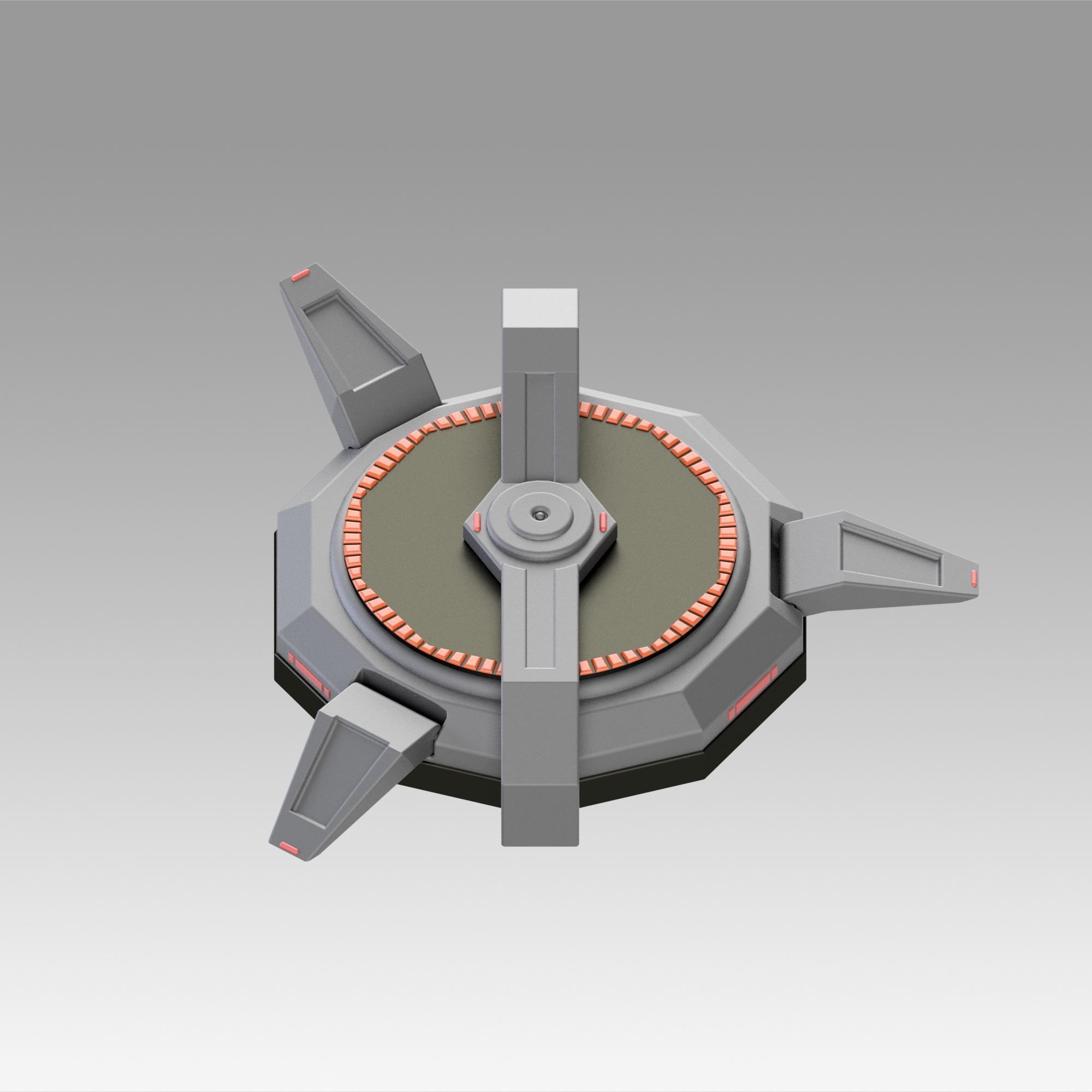 Apex Legends Wattson Static Defender fence base cosplay prop 3D print model_8