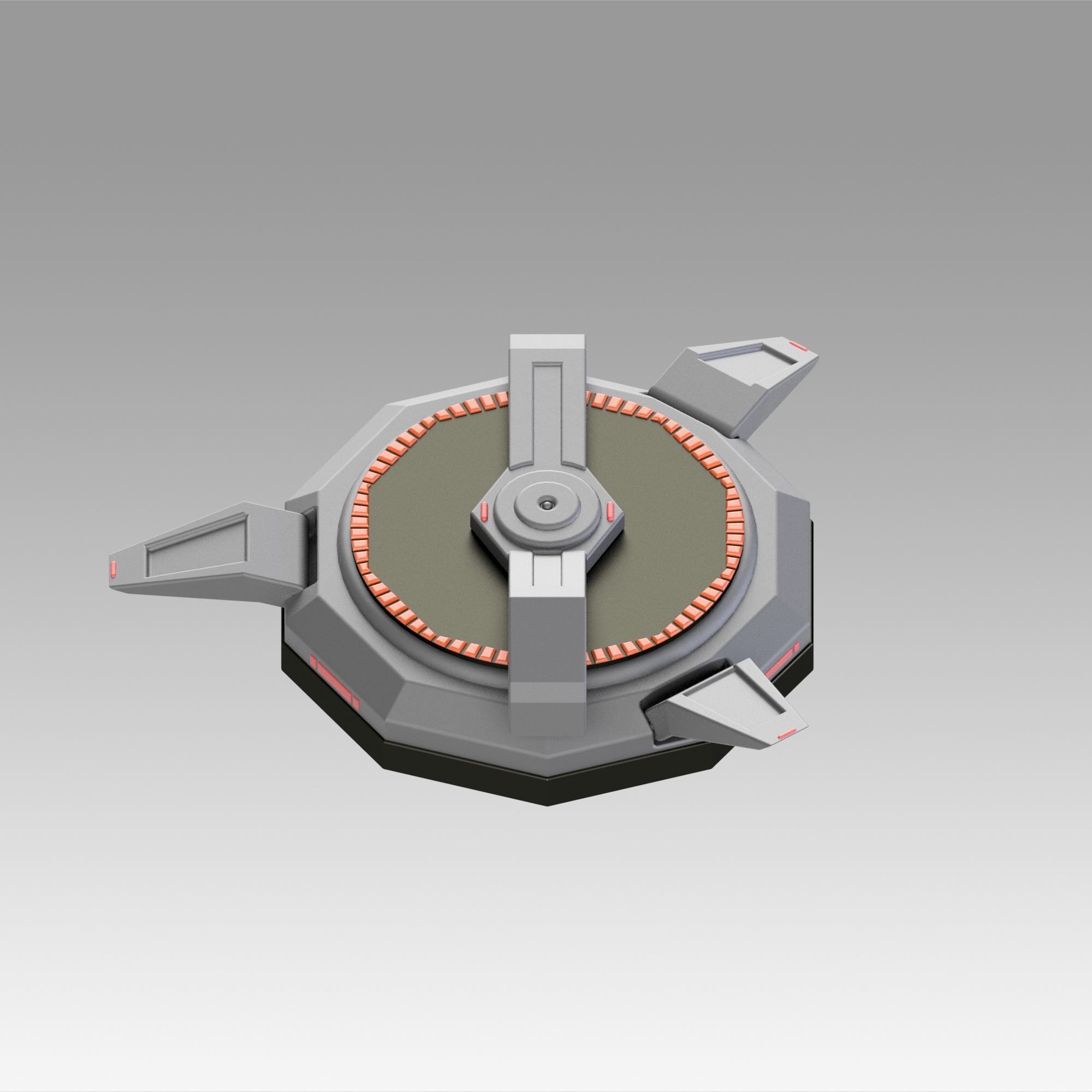 Apex Legends Wattson Static Defender fence base cosplay prop 3D print model_4