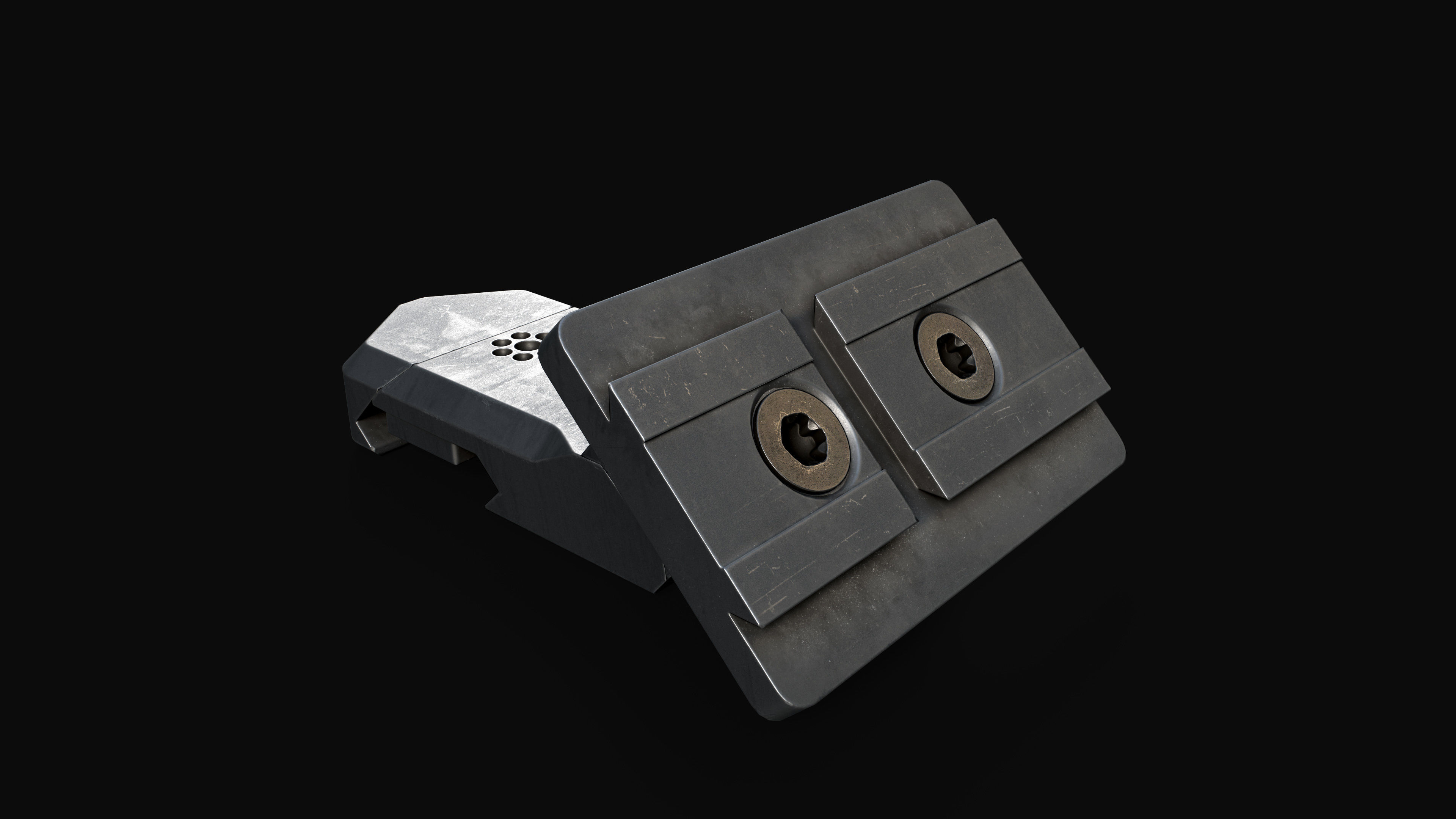 Arisaka Offset Optic Mount Free low-poly 3D model_22