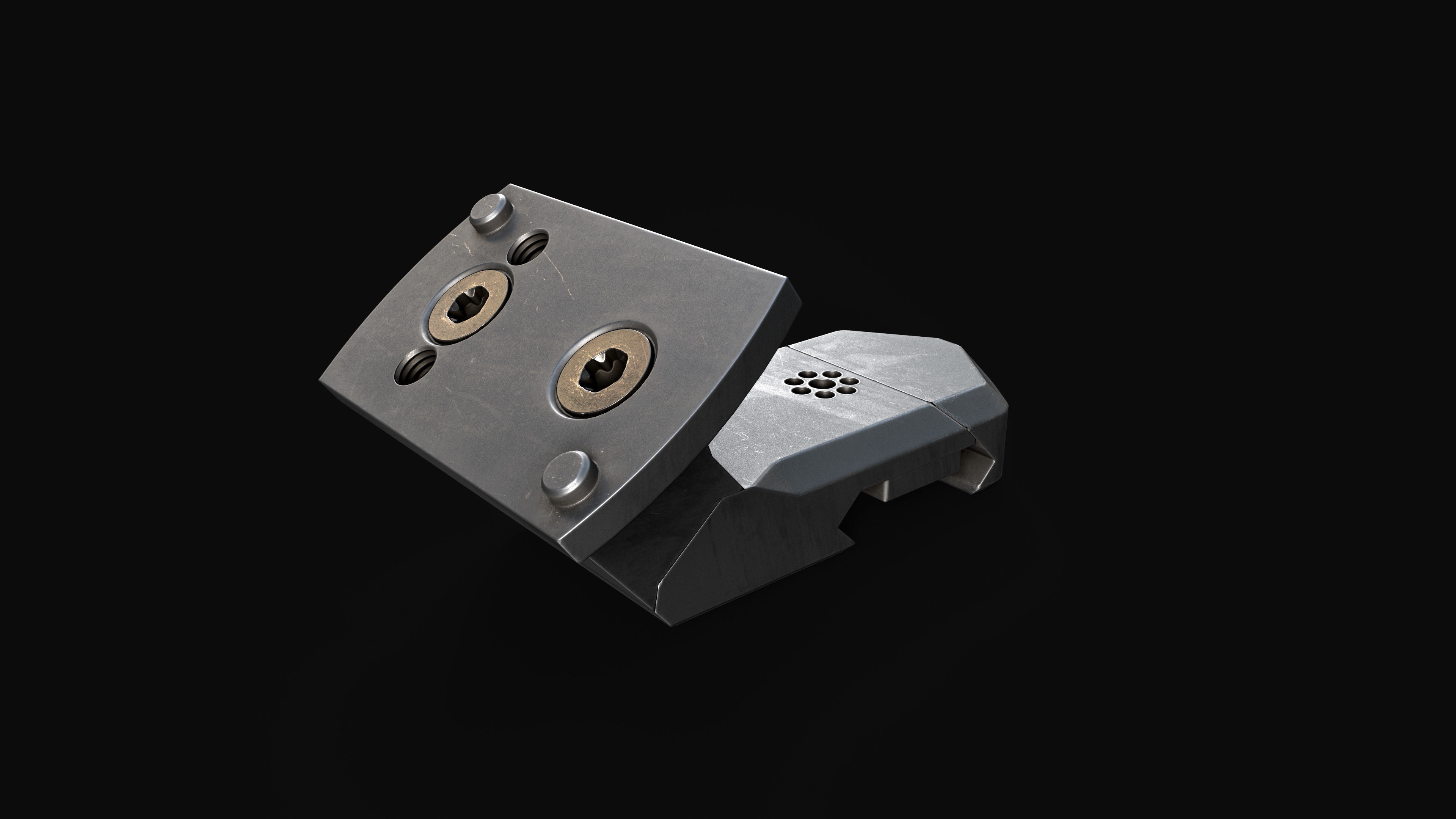 Arisaka Offset Optic Mount Free low-poly 3D model_29