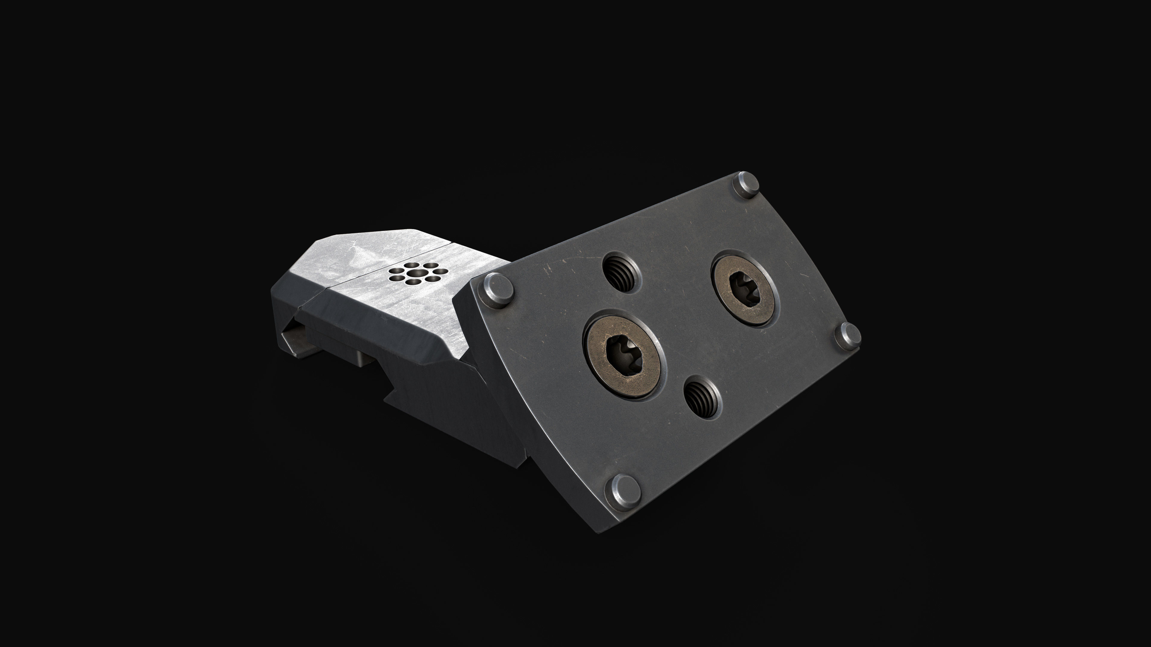 Arisaka Offset Optic Mount Free low-poly 3D model_25