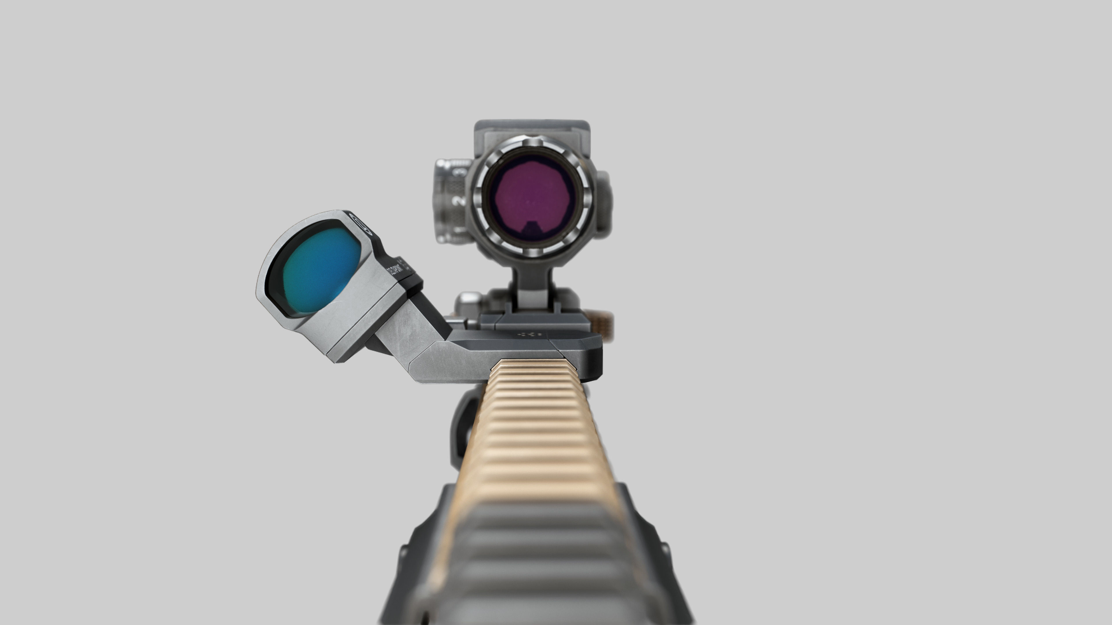 Arisaka Offset Optic Mount Free low-poly 3D model_16