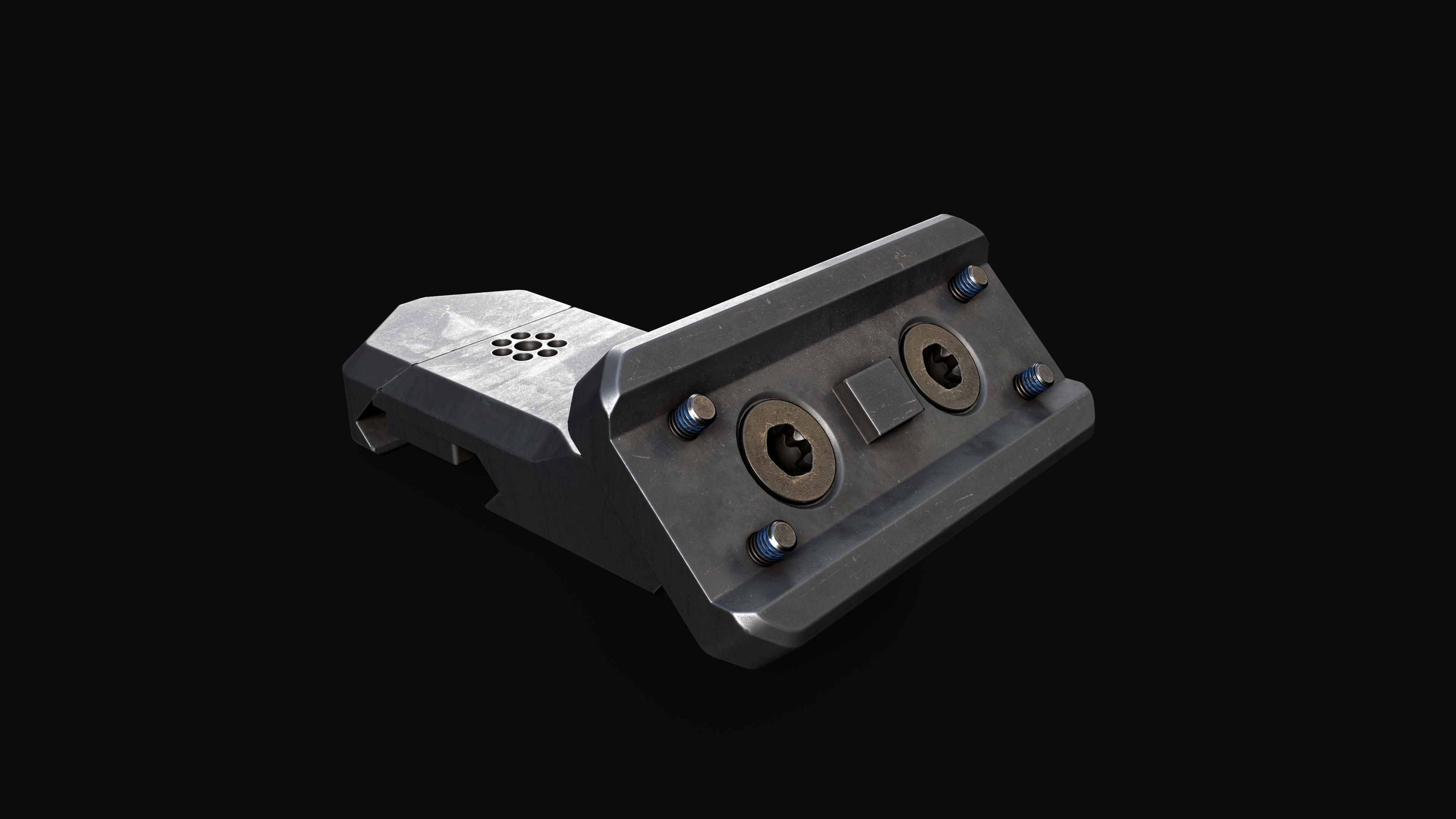 Arisaka Offset Optic Mount Free low-poly 3D model_23