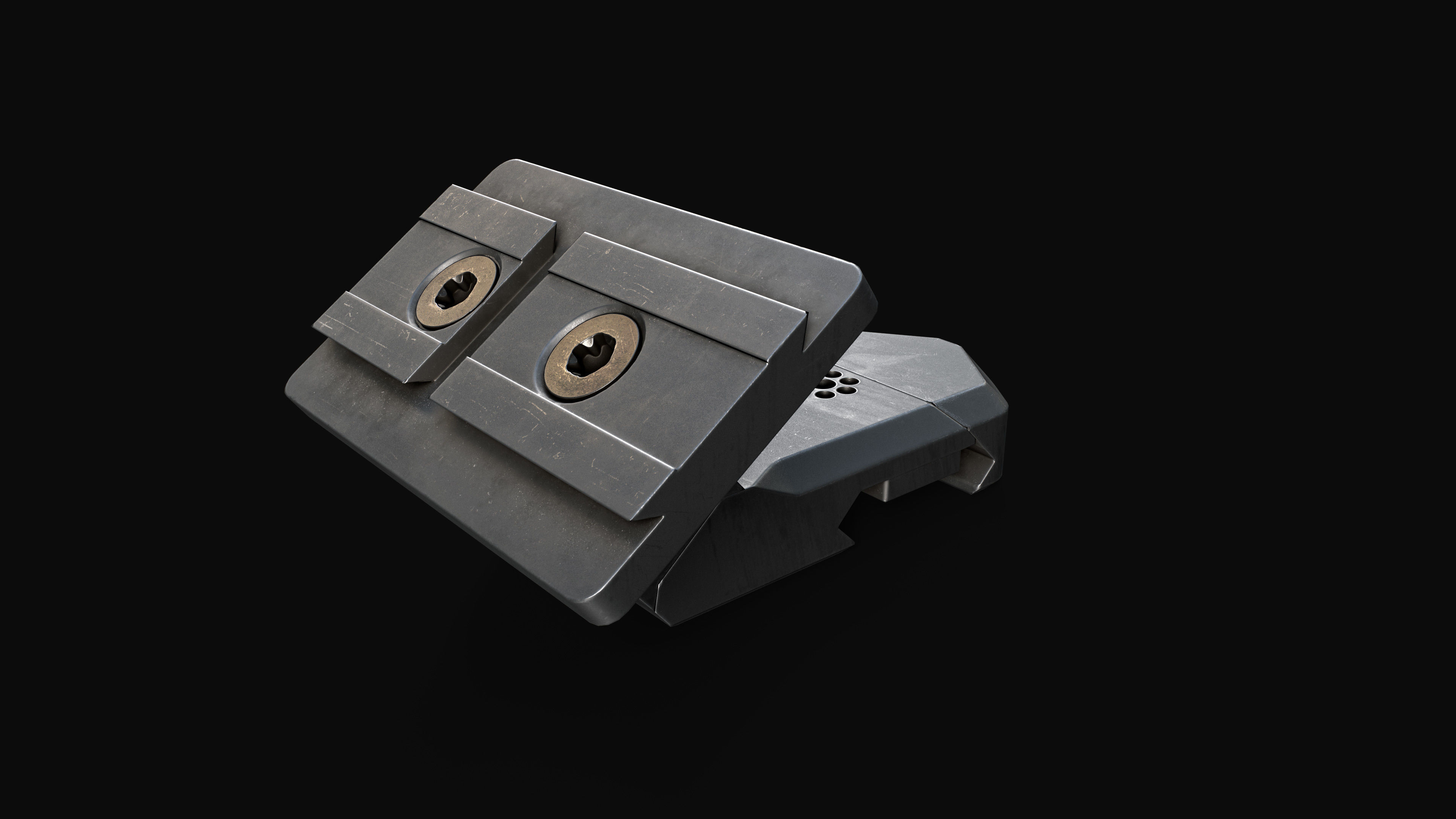 Arisaka Offset Optic Mount Free low-poly 3D model_30