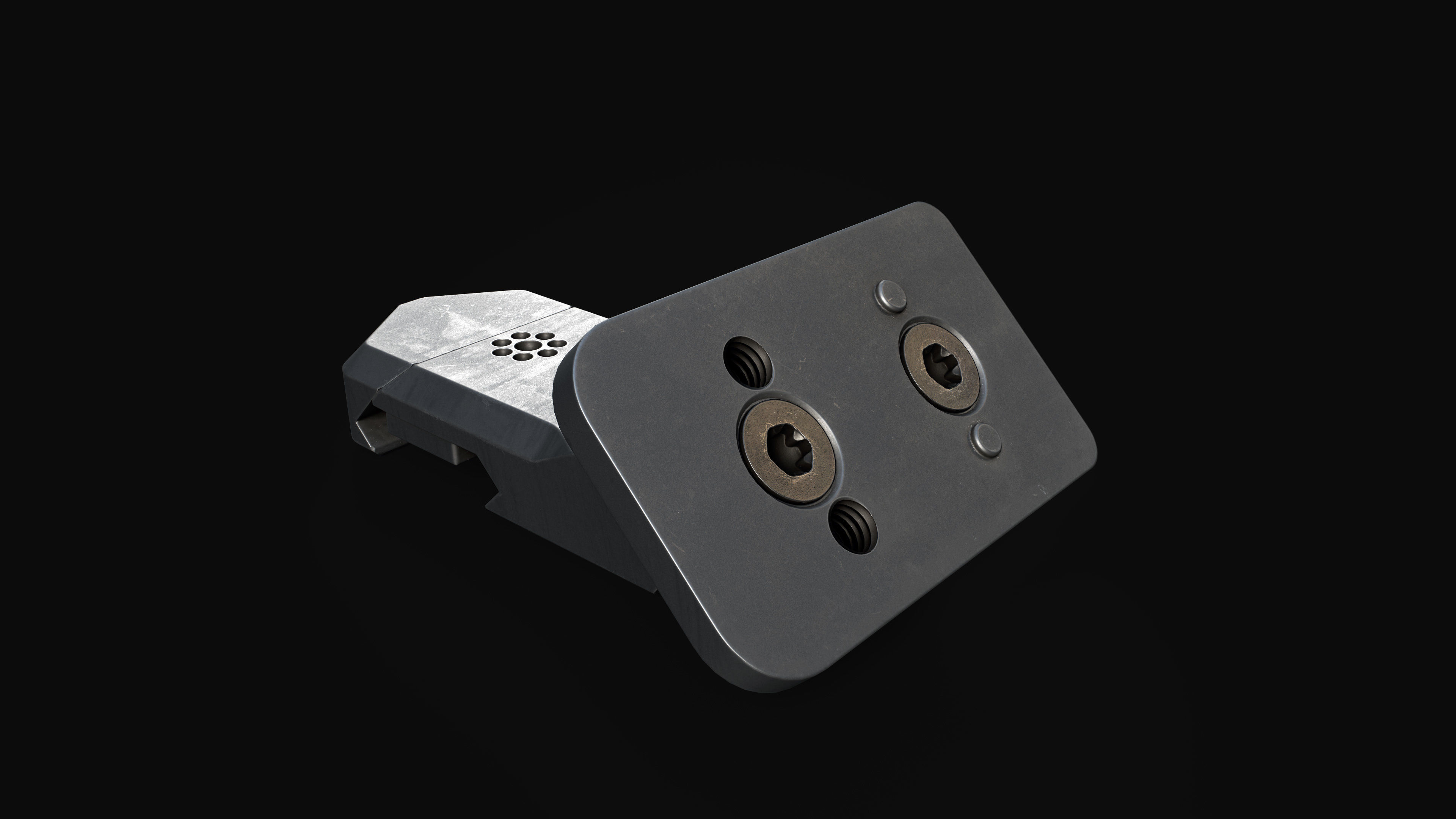 Arisaka Offset Optic Mount Free low-poly 3D model_24