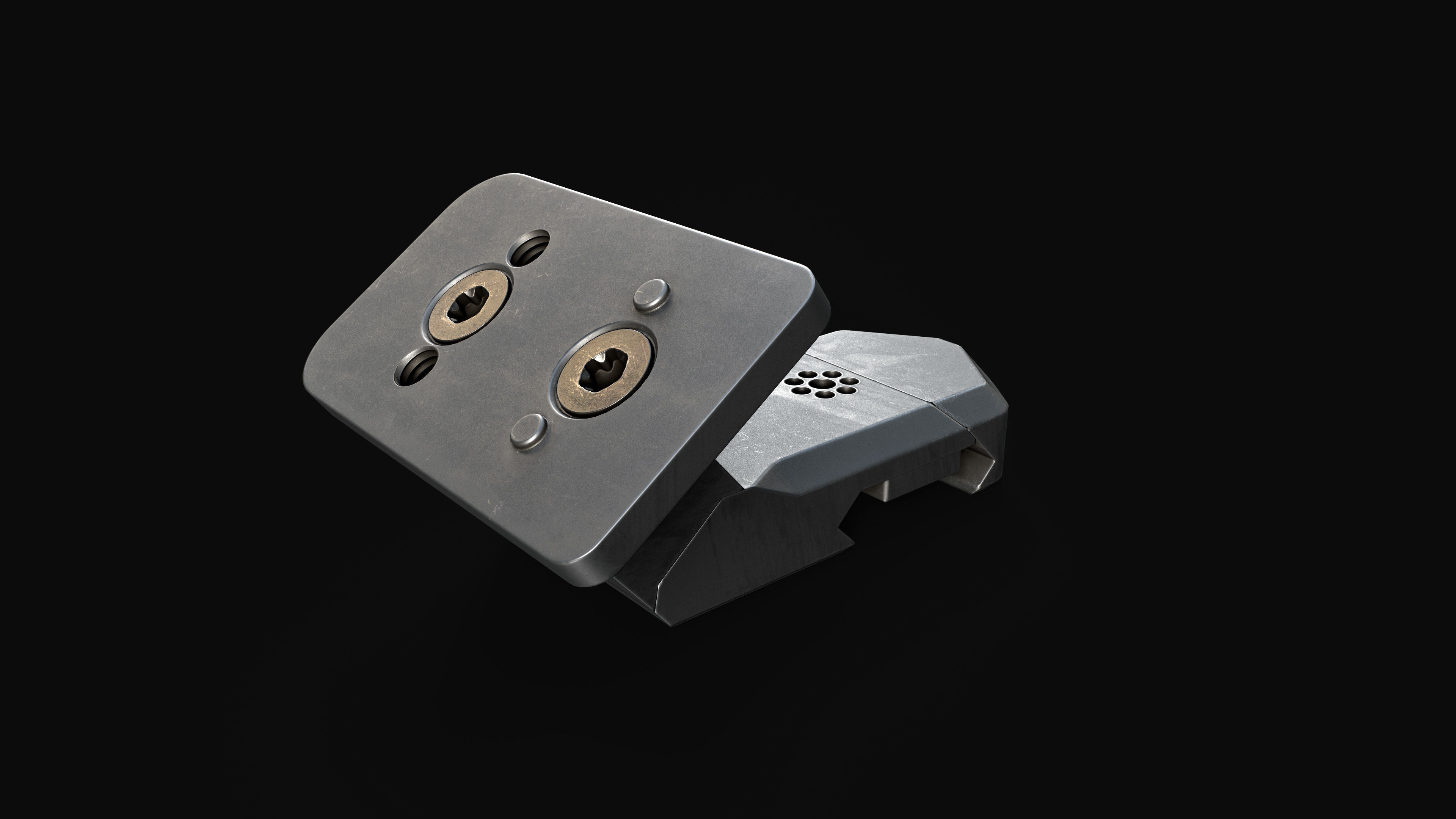 Arisaka Offset Optic Mount Free low-poly 3D model_32