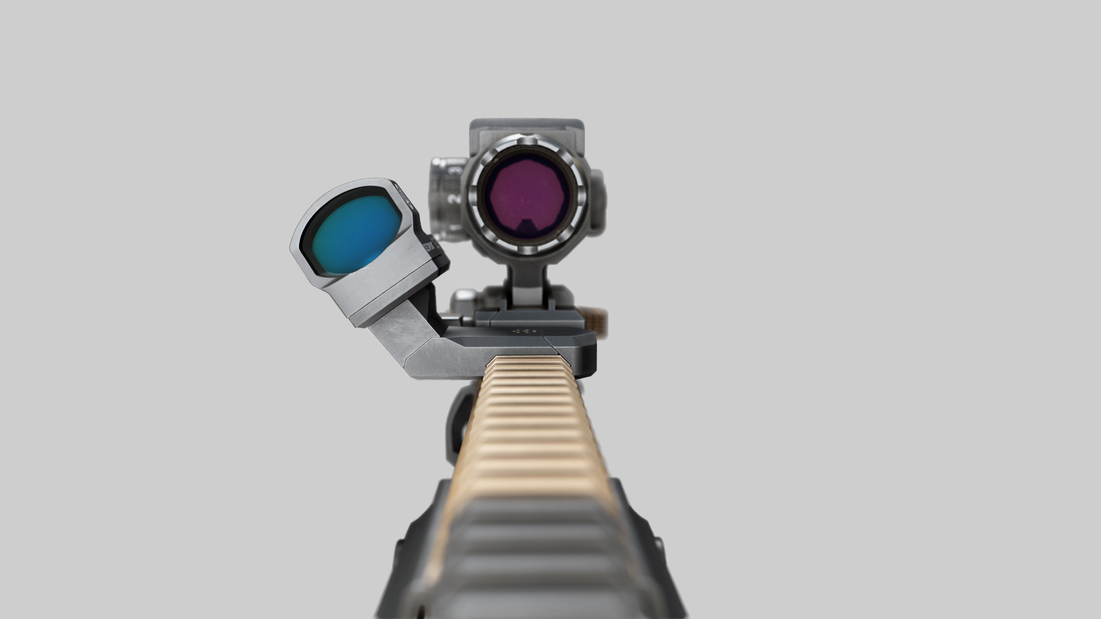 Arisaka Offset Optic Mount Free low-poly 3D model_15