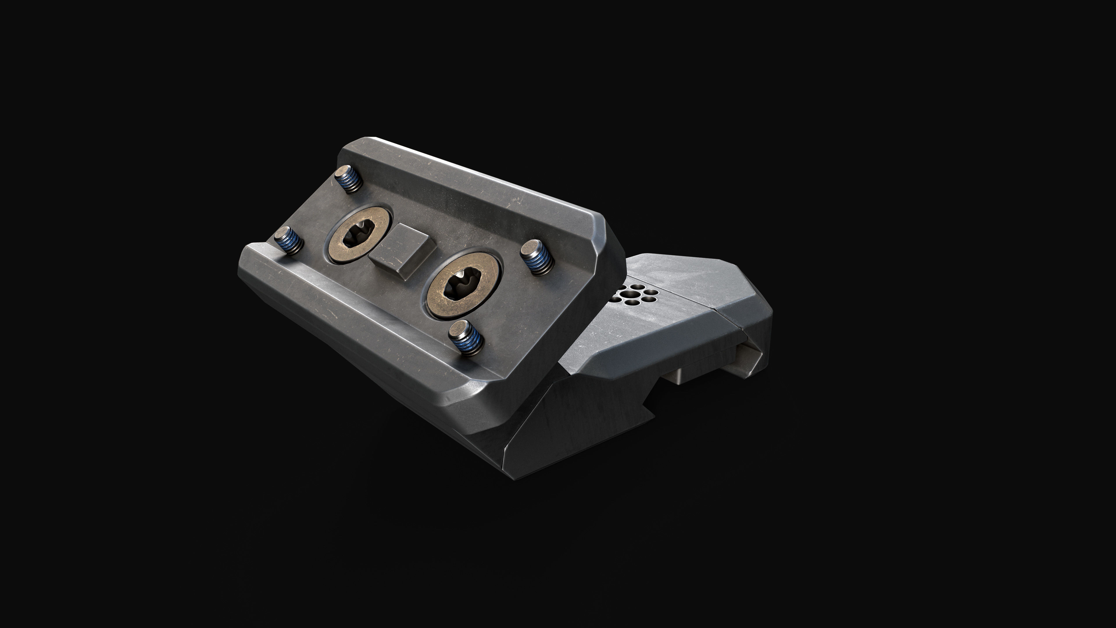 Arisaka Offset Optic Mount Free low-poly 3D model_31