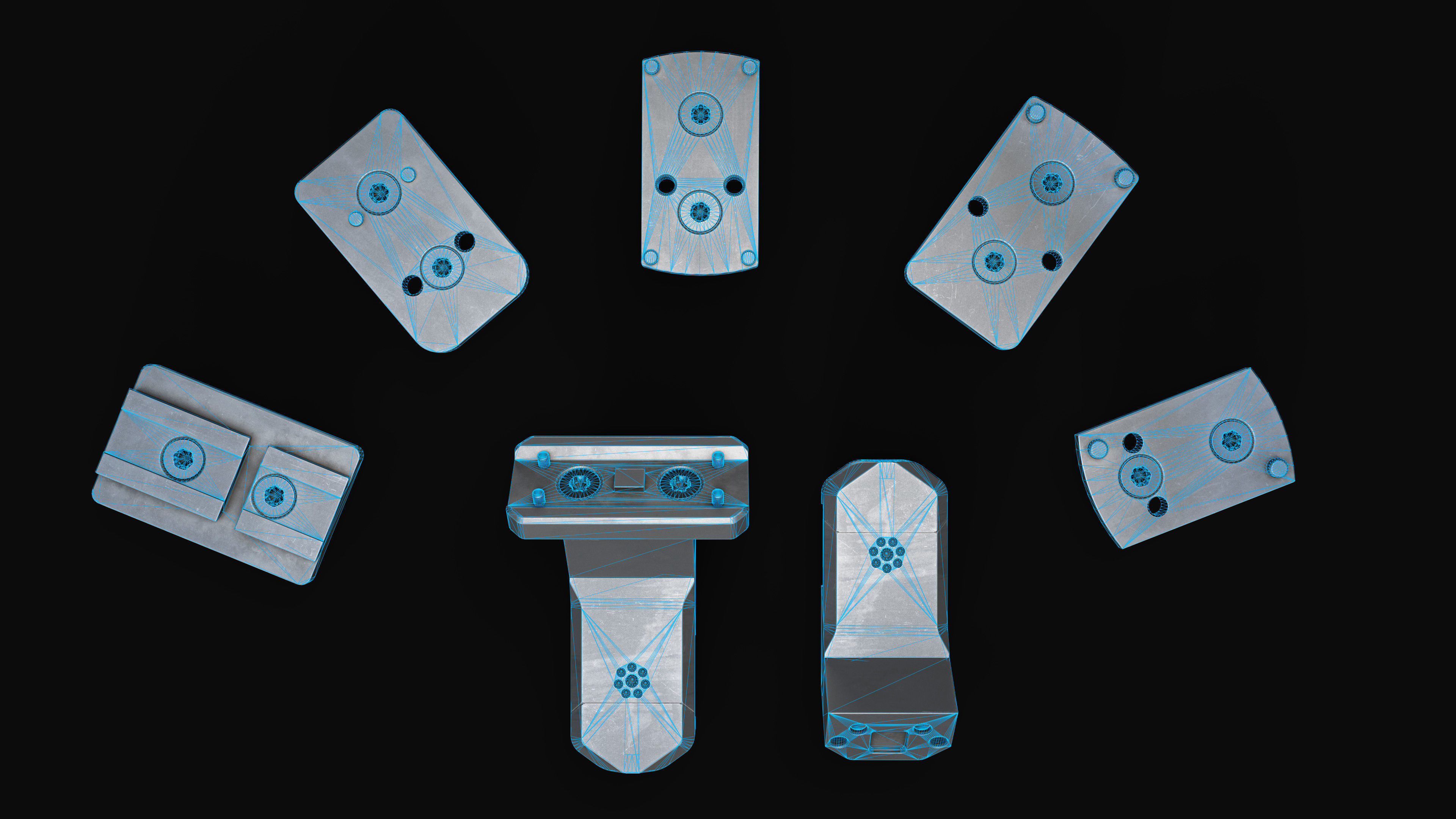 Arisaka Offset Optic Mount Free low-poly 3D model_1