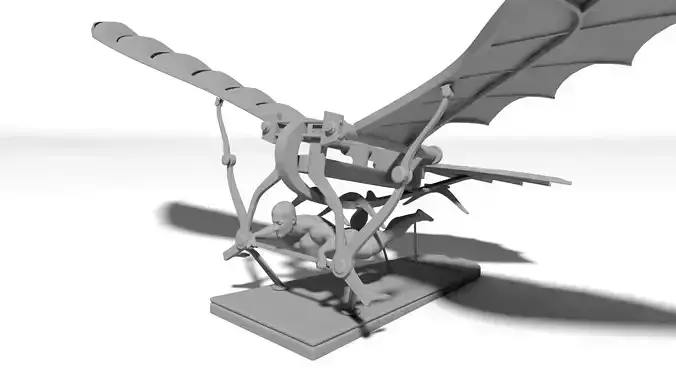 Leonardos plane for Print