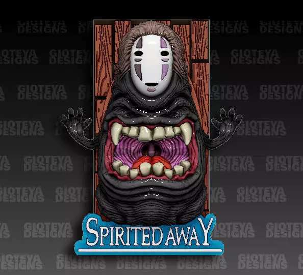 Spirited Away - No Face Magnet 3D model_0