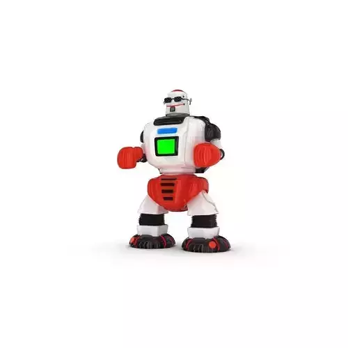 Funny Robot Character 3D model
