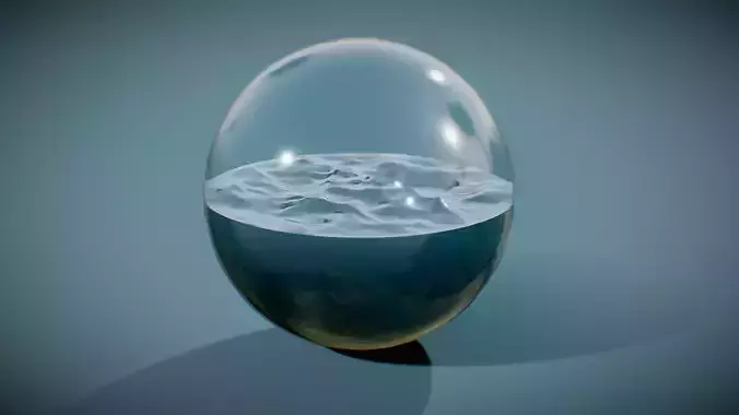Sea Waves In The Ball 
