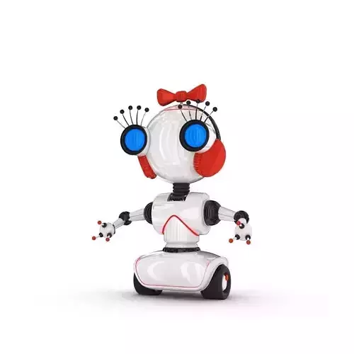 Funny Robot Character