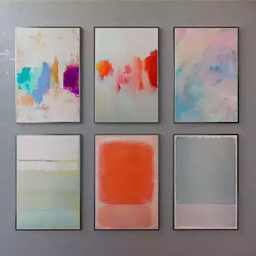 Collection of paintings  abstract art  part 3