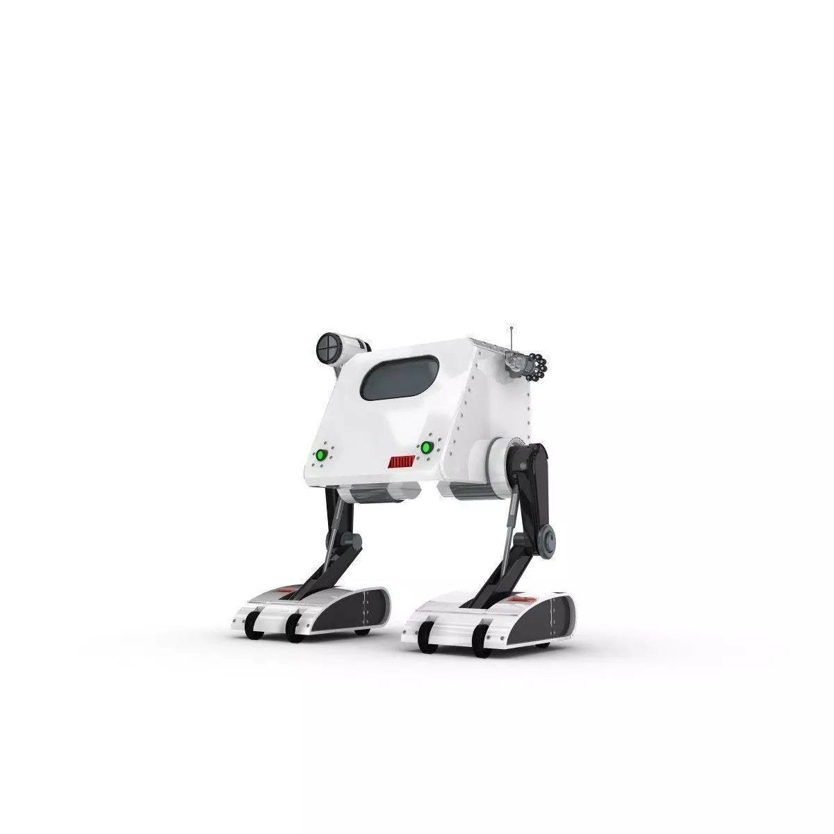 Funny Robot Character 3D model_0