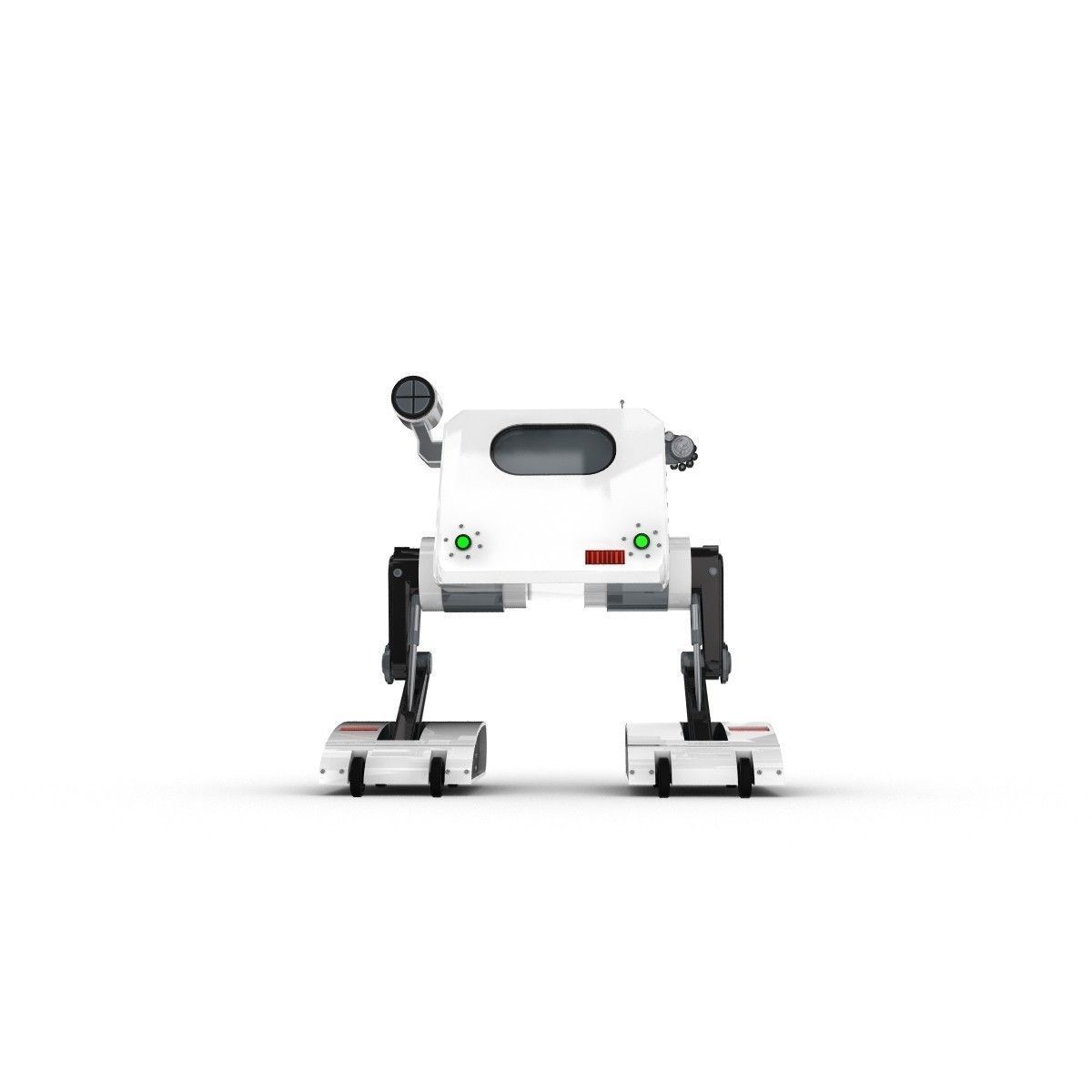 Funny Robot Character 3D model_1