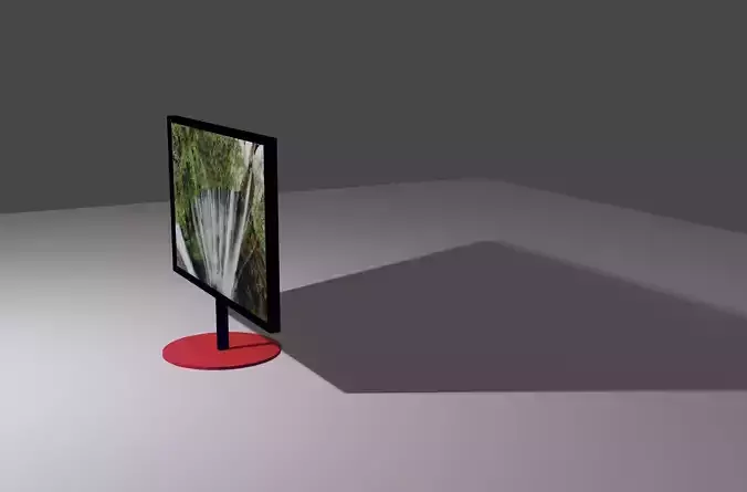 home interior Led TV with live video