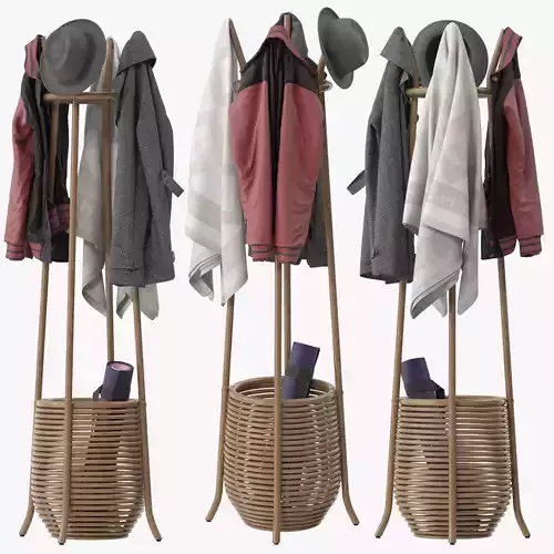 Omera Coat Rack 3D model