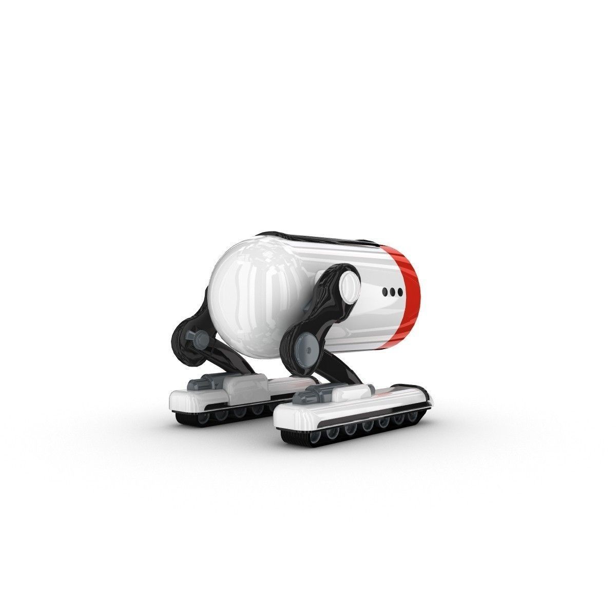 Funny Robot Character 3D model_4