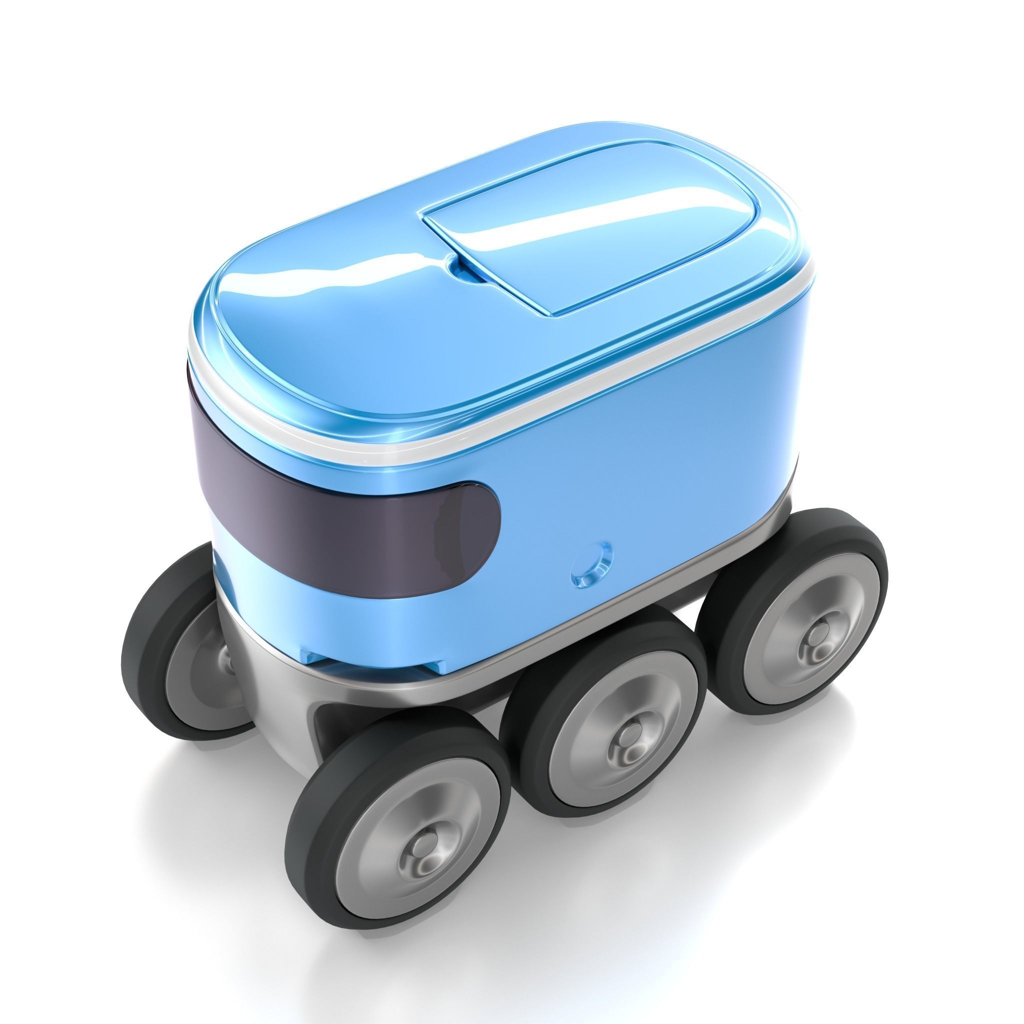 Autonomous delivery robotic drone concept model 3D model_2