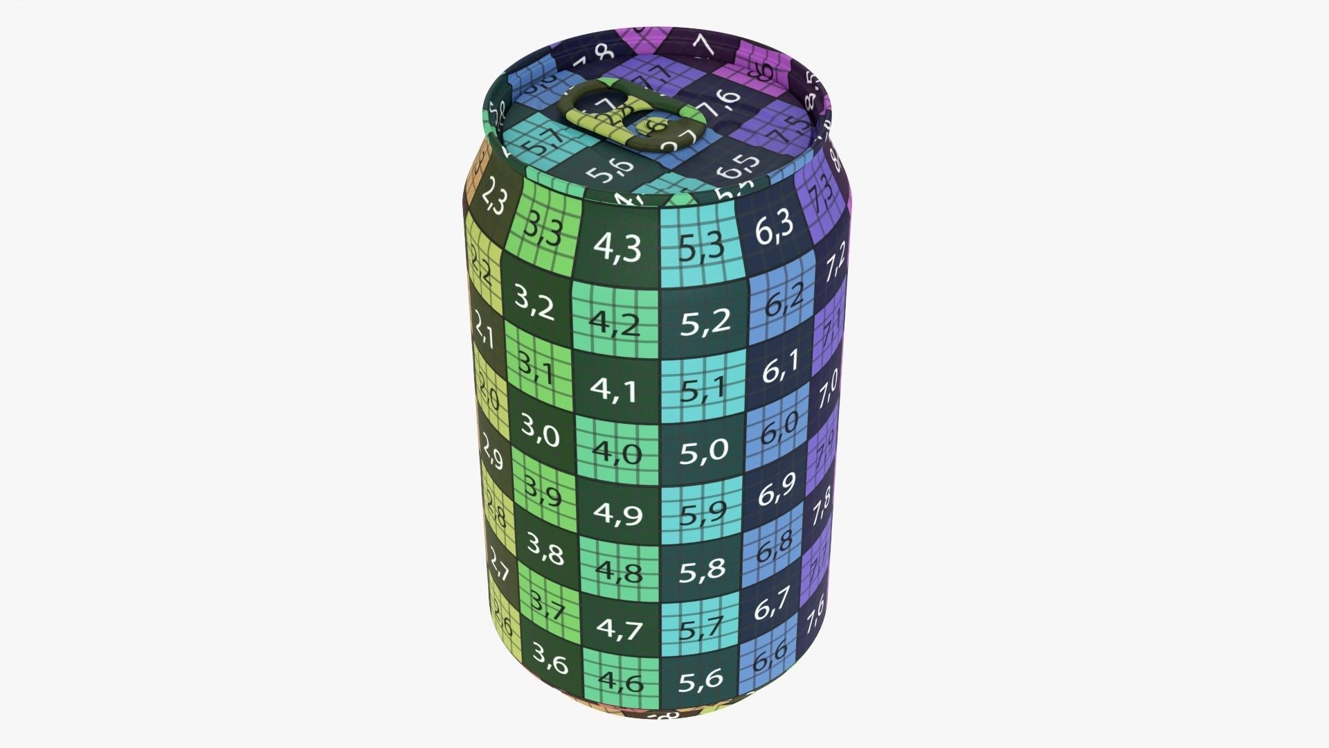 Standard beverage can 330 ml 11-15 oz 3D model_10