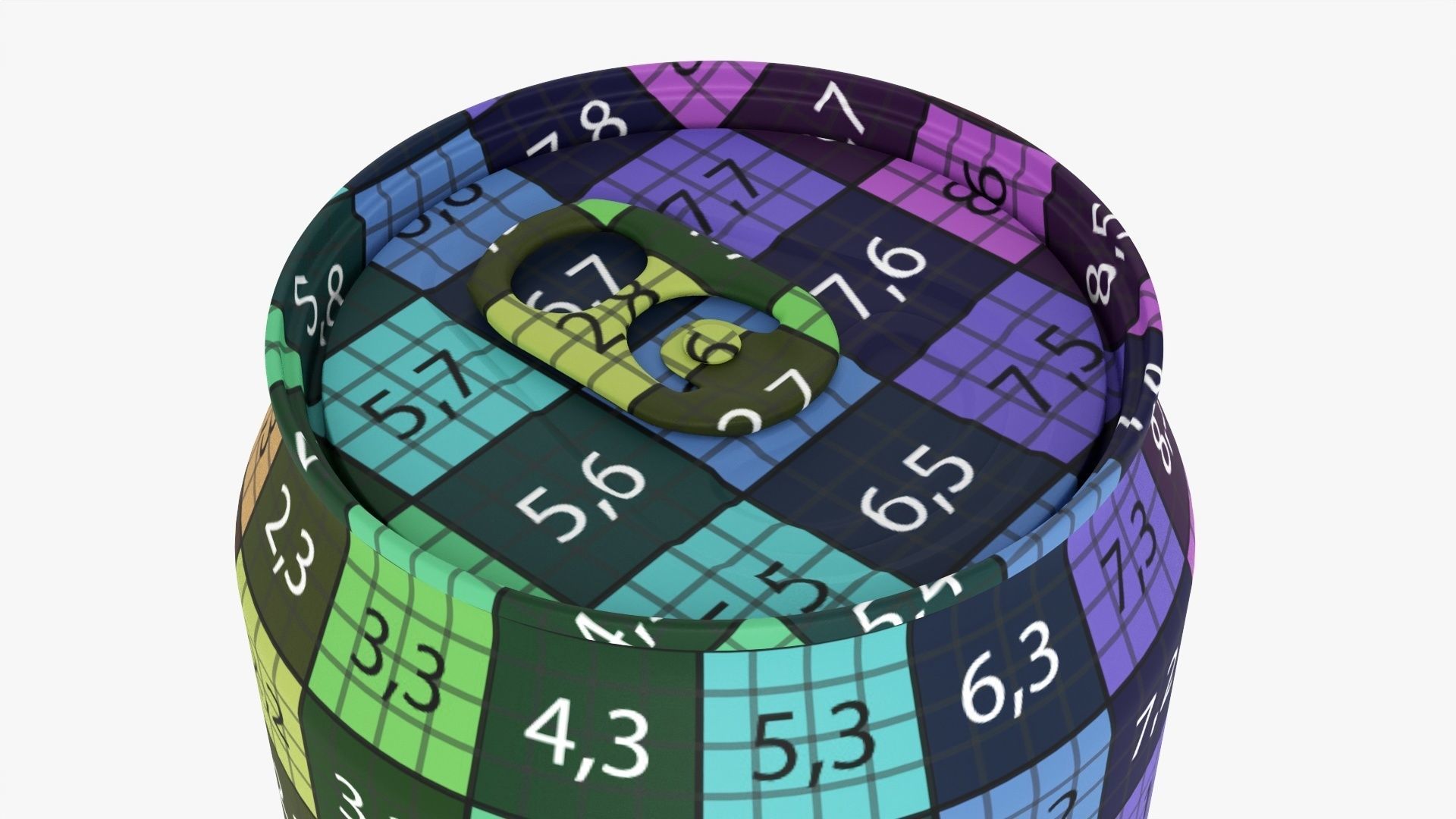 Standard beverage can 330 ml 11-15 oz 3D model_12